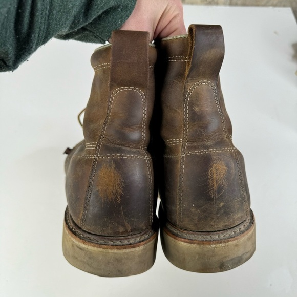 Thorogood Men’s Brown Leather Lace Up Work Boots Size 14 - Picture 5 of 8